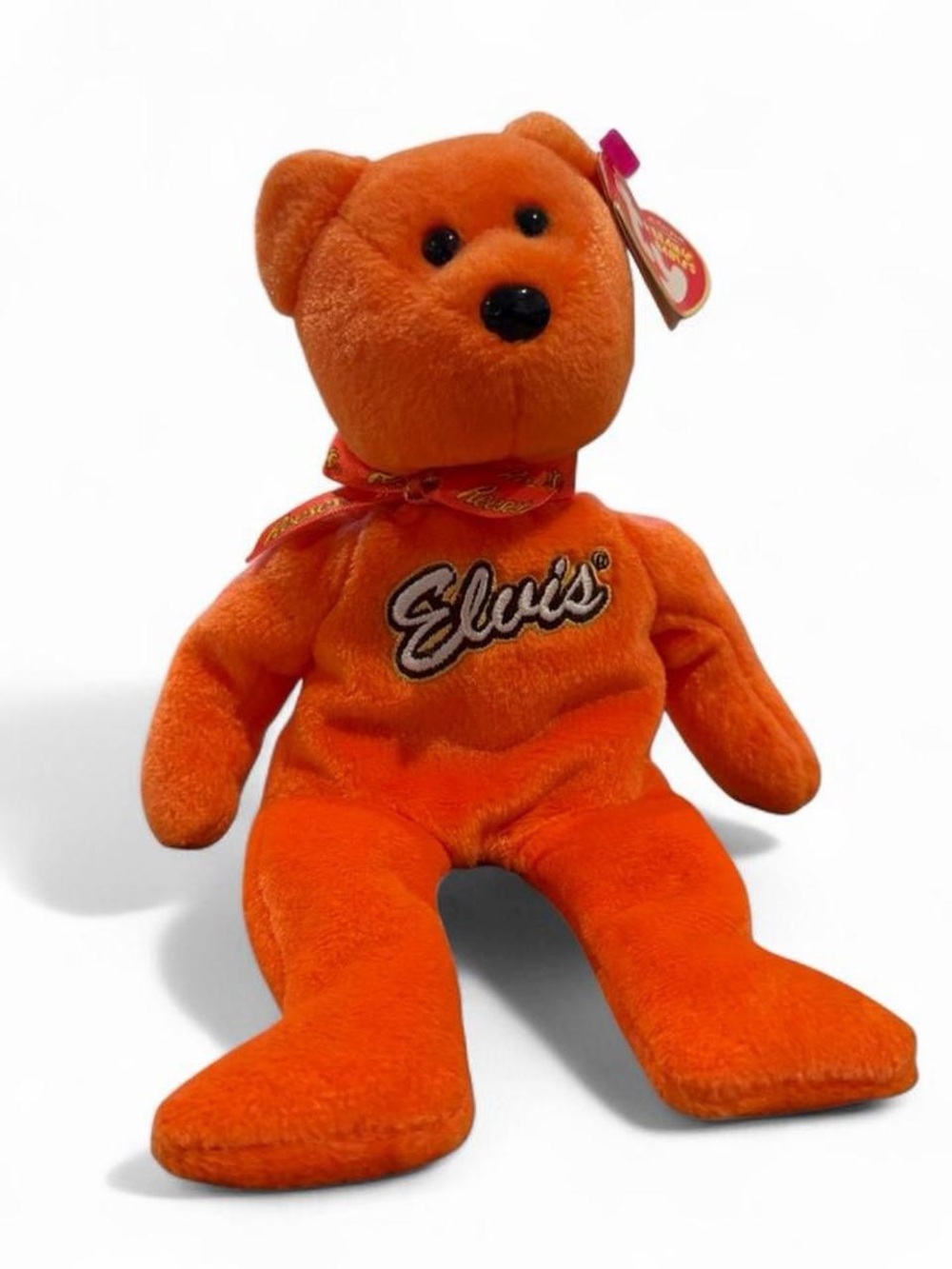 TY Beanie Baby - COCO PRESLEY the Bear (Orange Version - Walgreen's Excl)